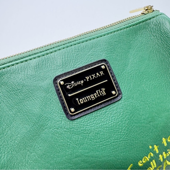 Disney Rex‎ Toy Story Pixar Loungefly Green Pouch Cosmetic Bag - Picture 4 of 10